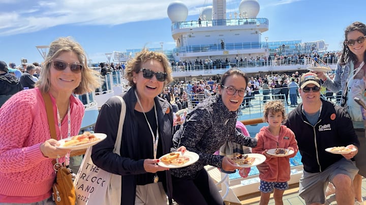 Princess Cruises World's Largest Pizza Party