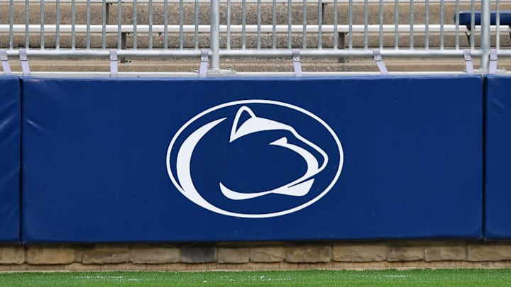 A general view of the Penn State Nittany Lions logo. A general view of the Penn State Nittany Lions logo.