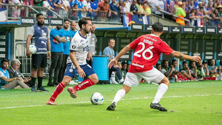 Bahia joga melhor, mas cede empate ao Inter na primeira rodada do Grupo F da Libertadores