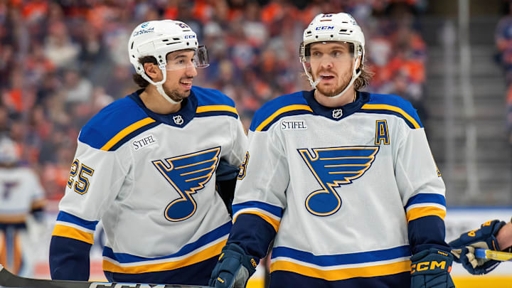 St Louis Blues fans may want to see Robert Thomas and Jordan Kyrou on the same line in hopes of boosting their scoring touch.