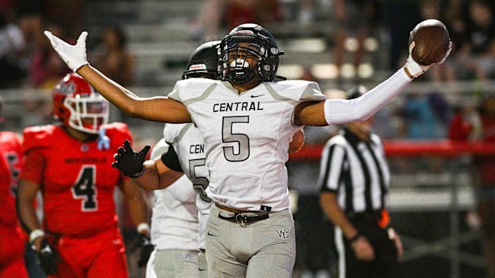 Tight end Jacob Harris grew up and played high school football in Wisconsin Badgers coach Luke Fickell's hometown in Ohio.