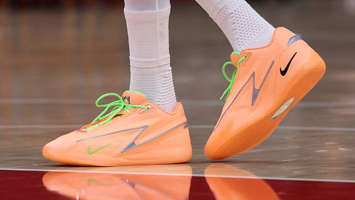 Houston Rockets forward Kevin Durant wears the Nike KD19. Houston Rockets forward Kevin Durant wears the Nike KD19.