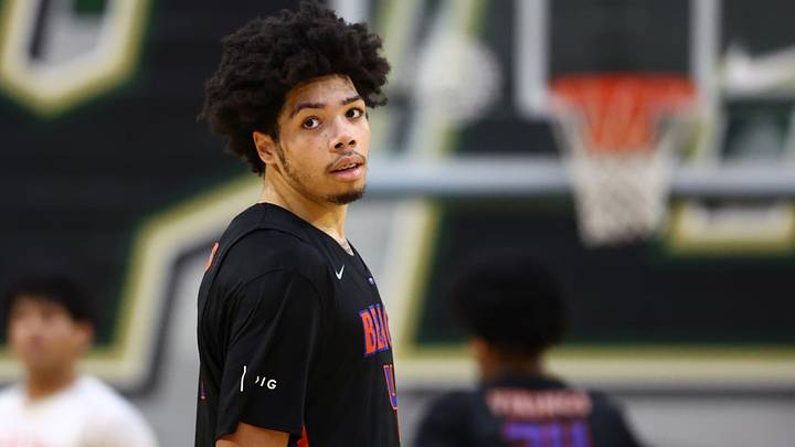 Jan 2, 2026; Mesa, AZ, USA; Rainier Beach High School (WA) forward Tyran Stokes (4) against Mater Dei during the HoopHall West Tournament at Skyline High School. Mandatory Credit: Mark J. Rebilas-Imagn Images Jan 2, 2026; Mesa, AZ, USA; Rainier Beach High School (WA) forward Tyran Stokes (4) against Mater Dei during the HoopHall West Tournament at Skyline High School. Mandatory Credit: Mark J. Rebilas-Imagn Images