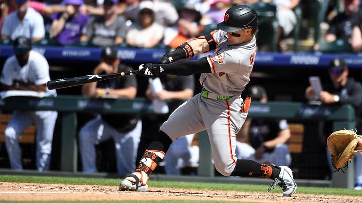 San Francisco Giants outfielder Drew Gilbert