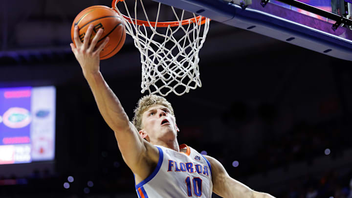 Florida Gators forward Thomas Haugh is in the midst of the best season of his career.