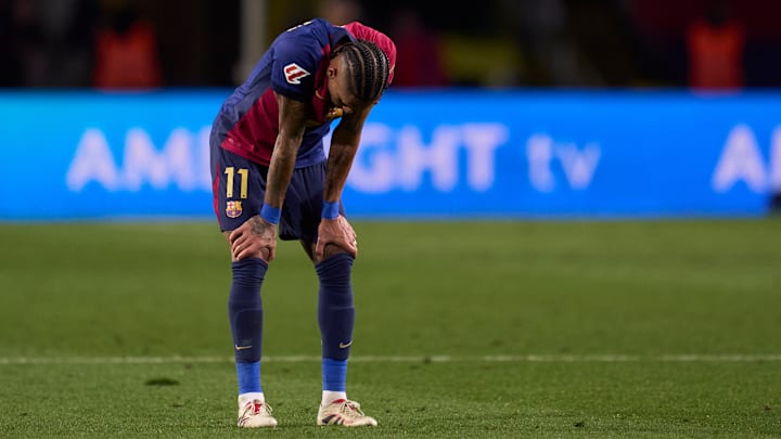 Raphinha n'a pas caché sa déception après la défaite face à l'Atletico de Madrid ce samedi soir. 