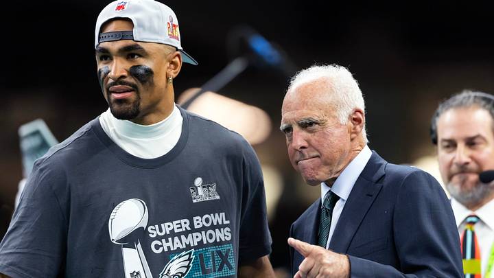 Jalen Hurts and Jeffrey Lurie were on top of the NFL after winning Super Bowl LIX. Jalen Hurts and Jeffrey Lurie were on top of the NFL after winning Super Bowl LIX.