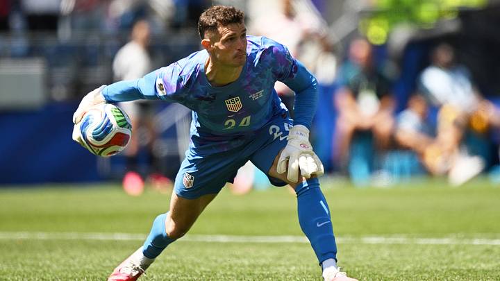  June 19, 2026; Seattle, Washington, U.S.; Matt Freese of the U.S. in action.  Mandatory Credit: Troy Wayrynen-Imagn Images 