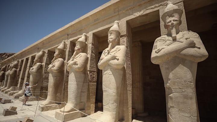 Mortuary temple of Hatshepsut in Egypt