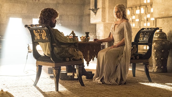 Tyrion Lannister and Daenerys Targaryen in Game of Thrones season 5