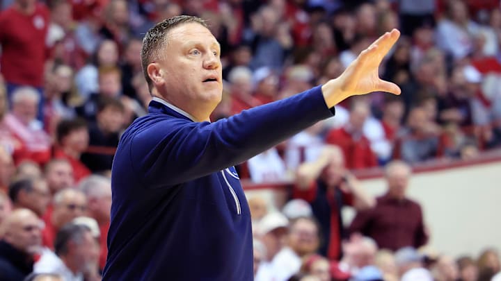 Penn State men's basketball head coach Mike Rhoades