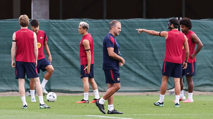 Fc Barcelona Training And Press Conference - Laliga Ea Sports Fc Barcelona Training And Press Conference - Laliga Ea Sports