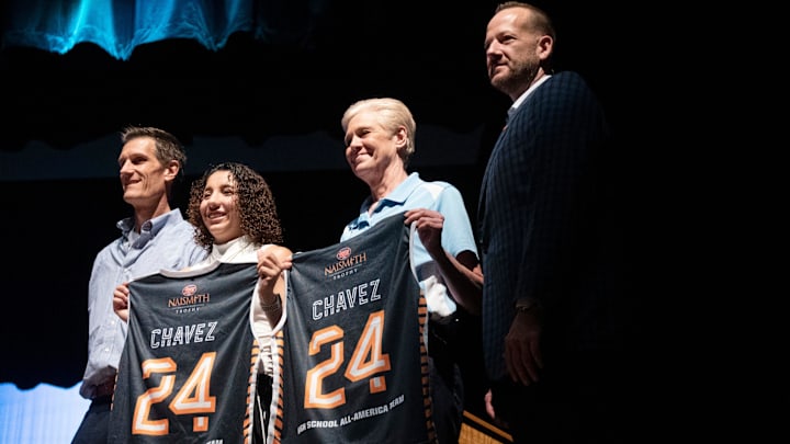 Monterey's Aaliyah Chavez picked up Naismith first-team All-American honors for the second consecutive year.