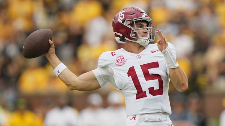 Alabama Crimson Tide quarterback Ty Simpson is now second in the odds to win the Heisman this season.