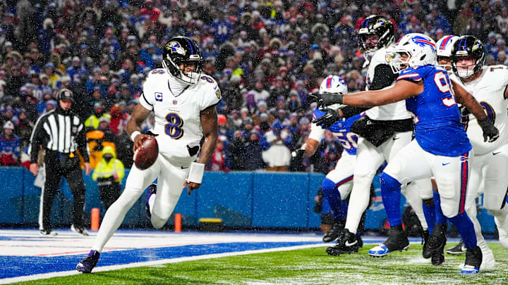 Baltimore Ravens quarterback Lamar Jackson.