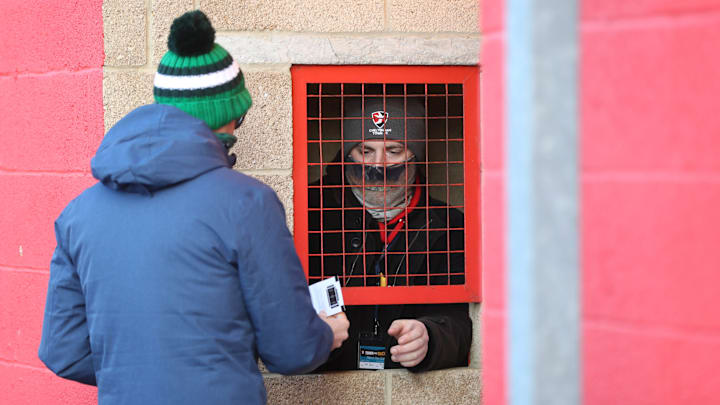 Cheltenham Town v Plymouth Argyle - Sky Bet League One - Jonny-Rocks Stadium Cheltenham Town v Plymouth Argyle - Sky Bet League One - Jonny-Rocks Stadium