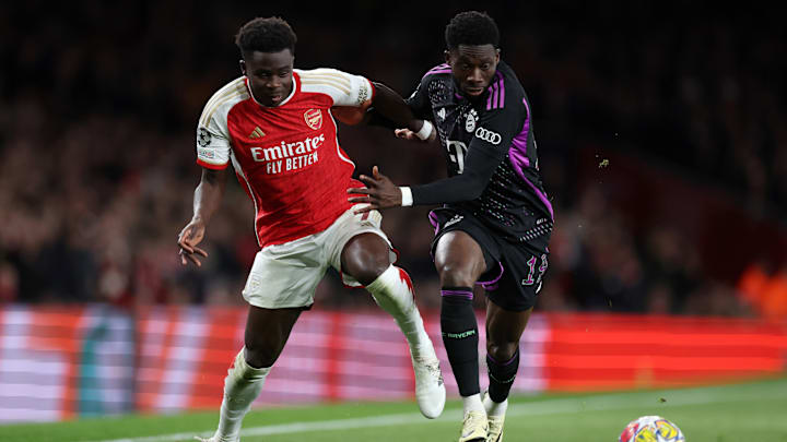 Alphonso Davies (re) fehlt im Rückspiel gesperrt Alphonso Davies (re) fehlt im Rückspiel gesperrt