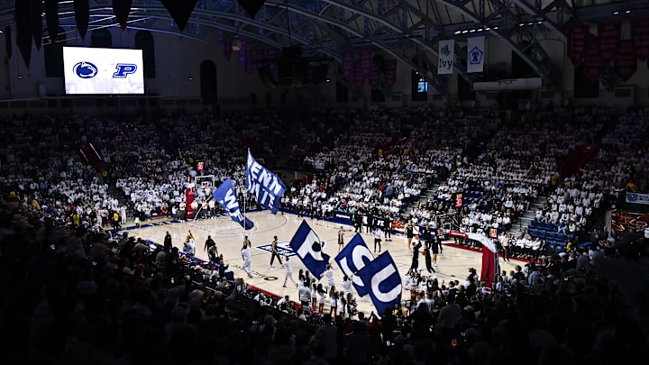 A general view before the 2023 game between the Penn State Nittany Lions and the Purdue Boilermakers at The Palestra. 