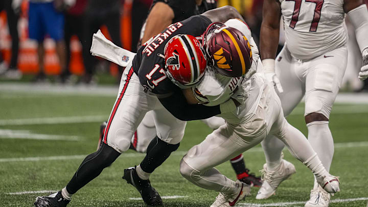 The Washington Commanders have defeated the Atlanta Falcons each of the past two years.