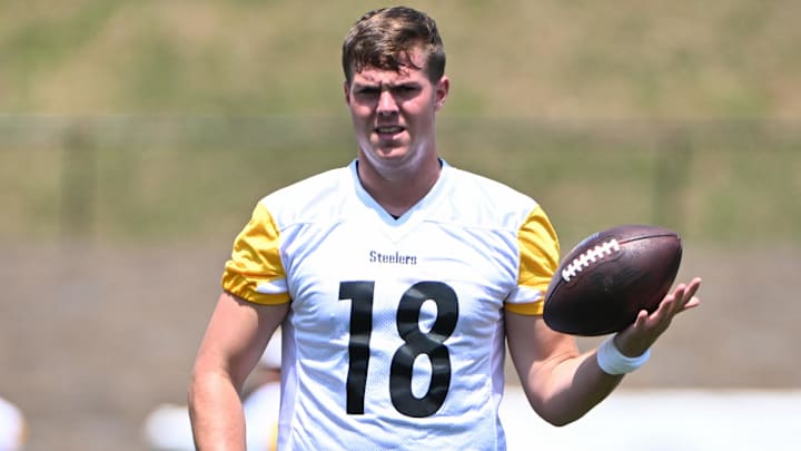 Pittsburgh Steelers quarterback Will Howard