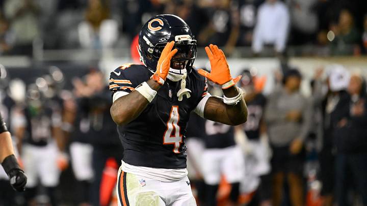 Chicago Bears running back D'Andre Swift.