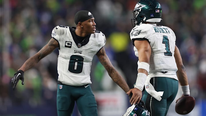 Jalen Hurts, DeVonta Smith, Philadelphia Eagles