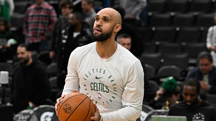 Boston Celtics guard Derrick White is a great prop target on Monday. Boston Celtics guard Derrick White is a great prop target on Monday.