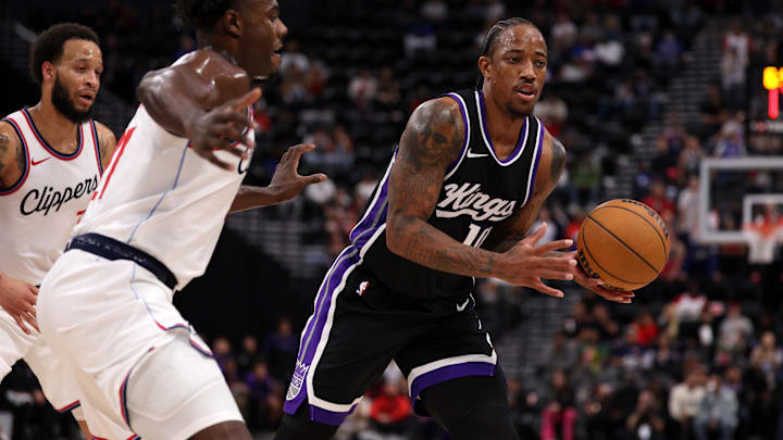Sacramento Kings forward DeMar DeRozan.