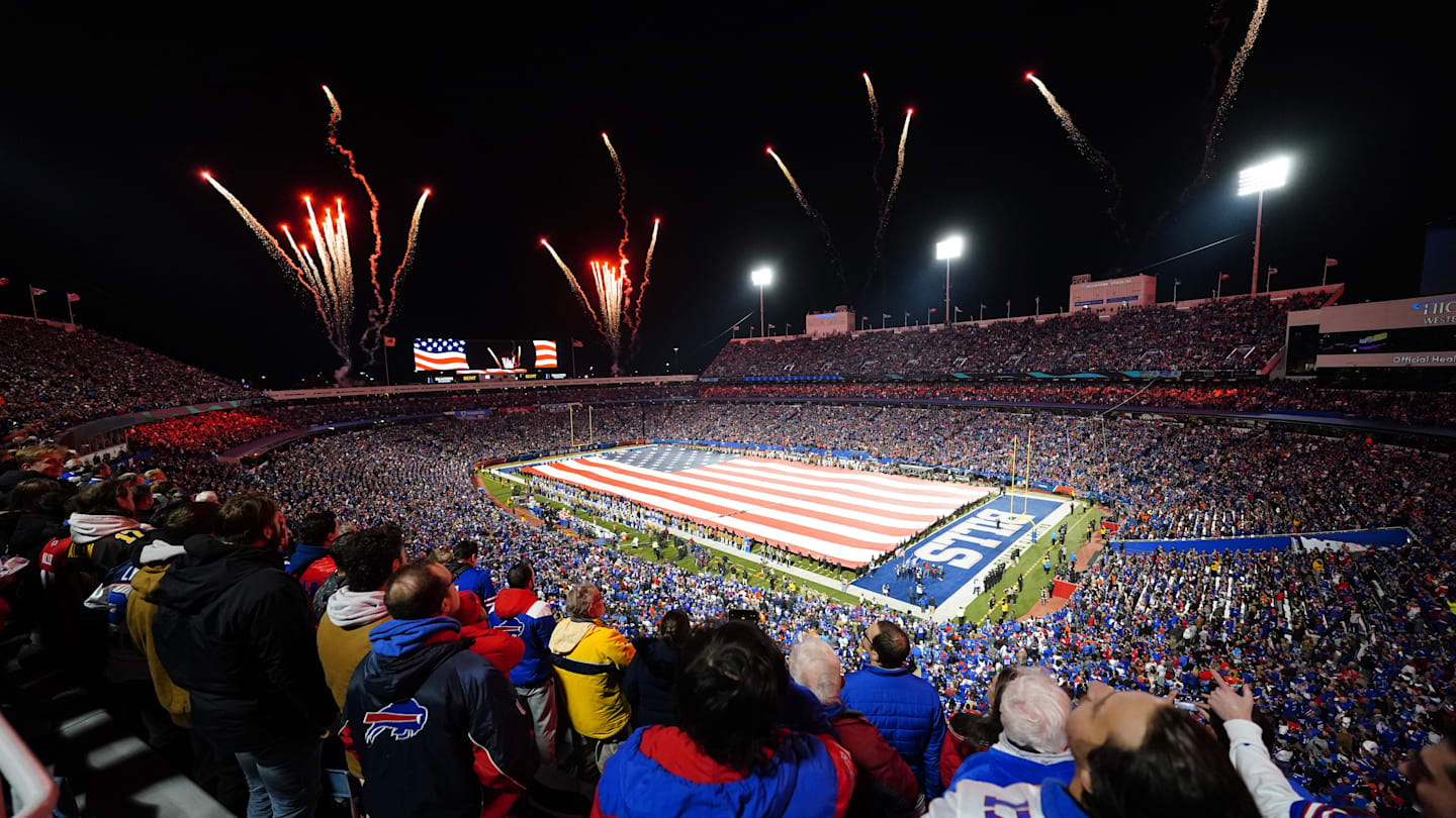 Who sang the National Anthem for Bills vs Ravens Divisional Playoff game?