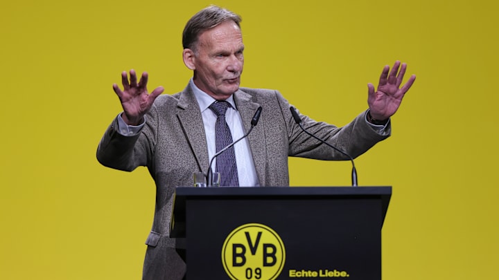 Hans-Joachim Watzke bei der BVB-Jahresversammlung 