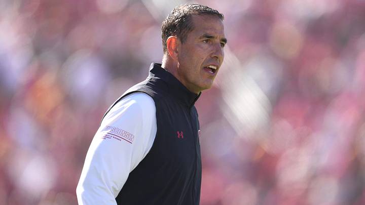 Wisconsin Badgers head coach Luke Fickell. Wisconsin Badgers head coach Luke Fickell.