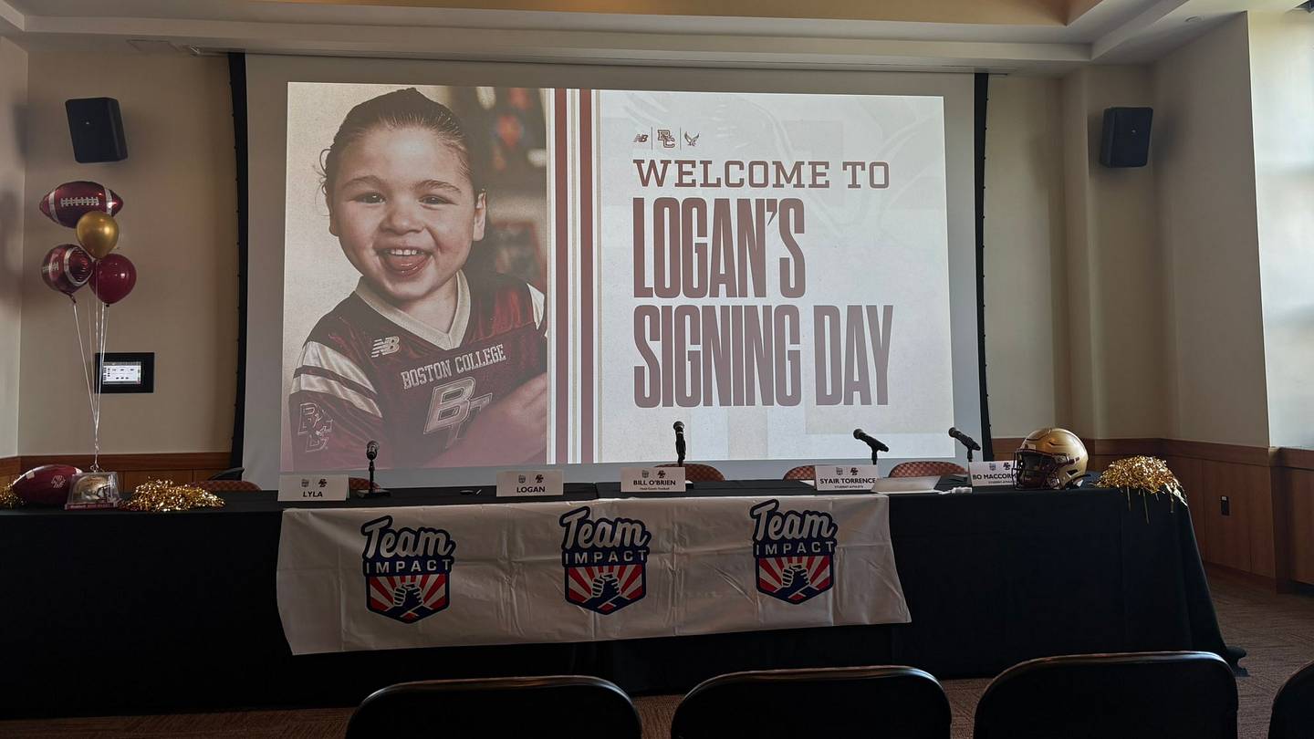 Boston College Football Embraces Logan March With Team IMPACT Signing Boston College Football Embraces Logan March With Team IMPACT Signing