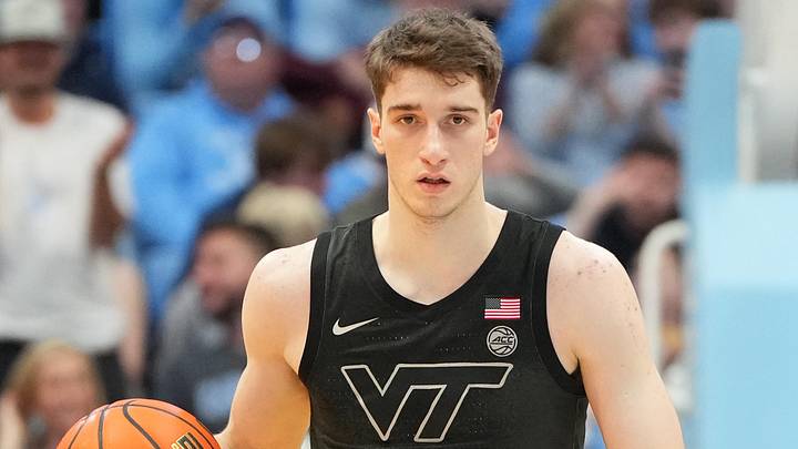 Feb 28, 2026; Chapel Hill, North Carolina, USA; Virginia Tech Hokies guard Neoklis Avdalas (17) with the ball in the first half at Dean E. Smith Center. Mandatory Credit: Bob Donnan-Imagn Images Feb 28, 2026; Chapel Hill, North Carolina, USA; Virginia Tech Hokies guard Neoklis Avdalas (17) with the ball in the first half at Dean E. Smith Center. Mandatory Credit: Bob Donnan-Imagn Images