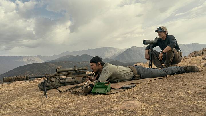 The Terminal List. Chris Pratt (James Reece), Gabriel Luna (Freddy Strain) The Terminal List. Chris Pratt (James Reece), Gabriel Luna (Freddy Strain)