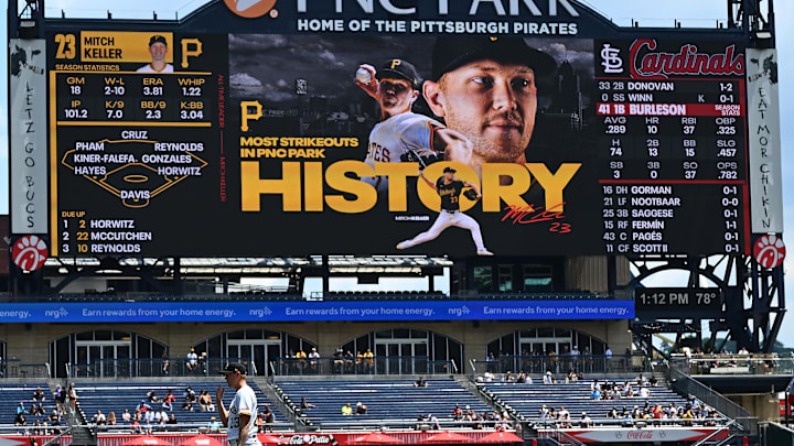 Pittsburgh Pirates starting pitcher Mitch Keller sets the strikeout record at PNC Park.