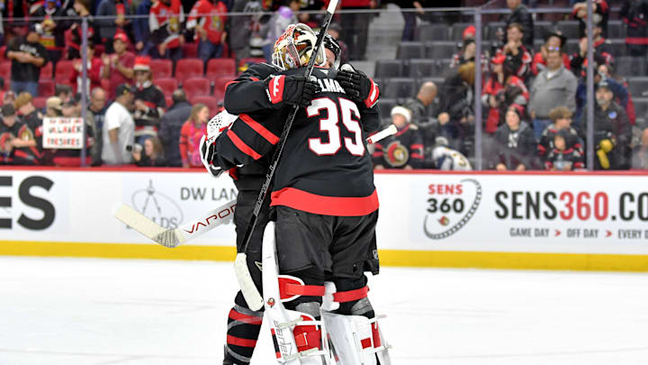 Brady Tkachuk, Linus Ullmark