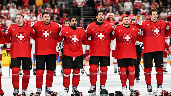 Switzerland v Denmark - 2025 IIHF Ice Hockey World Championship