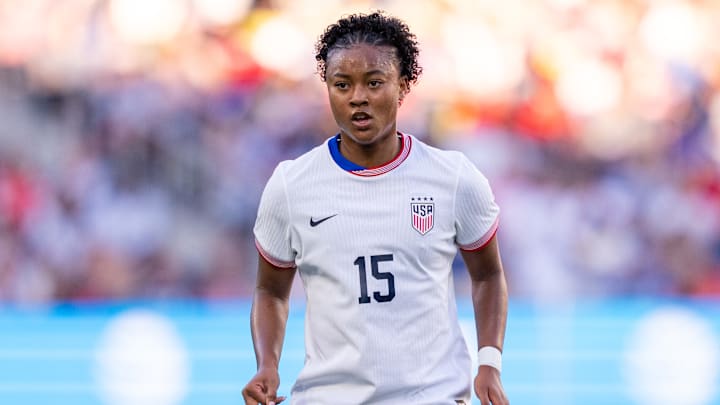 Jaedyn Shaw at Iceland v United States