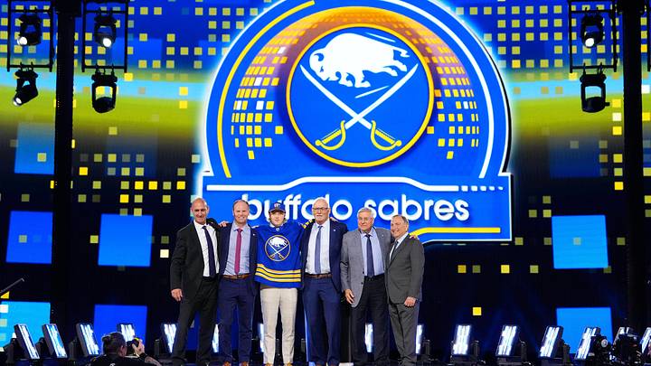 Konsta Helenius is selected by the Buffalo Sabres with the 14th overall pick in the first round of the 2024 NHL Draft: Stephen R. Sylvanie-Imagn Images Konsta Helenius is selected by the Buffalo Sabres with the 14th overall pick in the first round of the 2024 NHL Draft: Stephen R. Sylvanie-Imagn Images