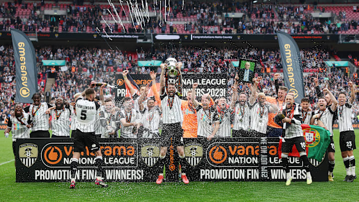 Notts County were victorious in the play-offs