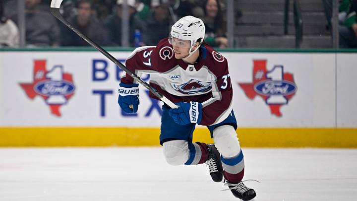 Apr 4, 2026; Dallas, Texas, USA; Colorado Avalanche defenseman Nick Blankenburg (37) skates against the Dallas Stars during the game between the Stars and the Avalanche at American Airlines Center. Mandatory Credit: Jerome Miron-Imagn Images Apr 4, 2026; Dallas, Texas, USA; Colorado Avalanche defenseman Nick Blankenburg (37) skates against the Dallas Stars during the game between the Stars and the Avalanche at American Airlines Center. Mandatory Credit: Jerome Miron-Imagn Images