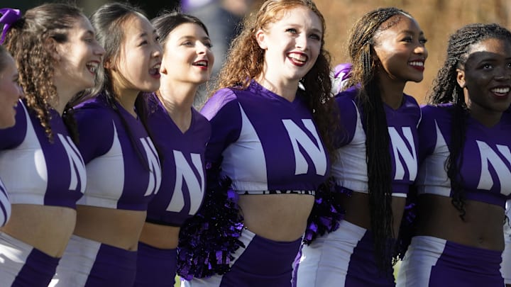 Northwestern Wildcats cheerleaders 