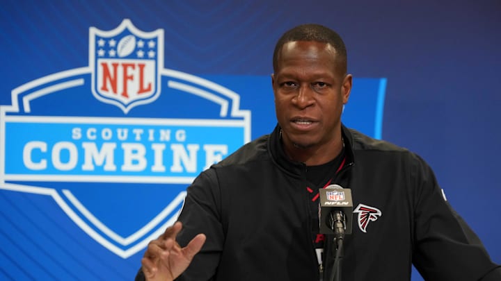 Atlanta Falcons coach Raheem Morris