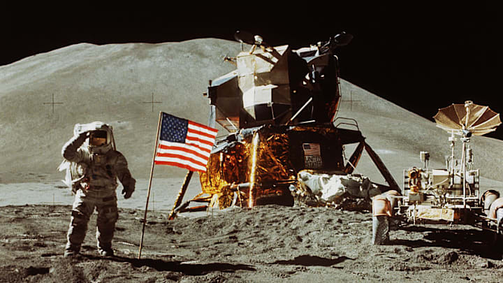 This scene probably wouldn’t be enough to claim ownership of the moon in space court.
