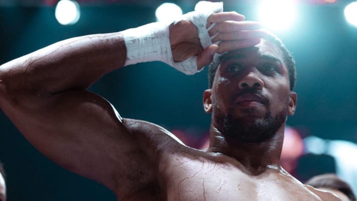 Anthony Joshua after a match