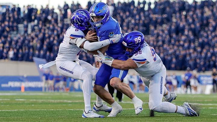 Boise State Broncos defensive lineman Max Stege (95). Boise State Broncos defensive lineman Max Stege (95).