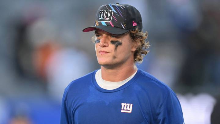 New York Giants quarterback J.J. McCarthy