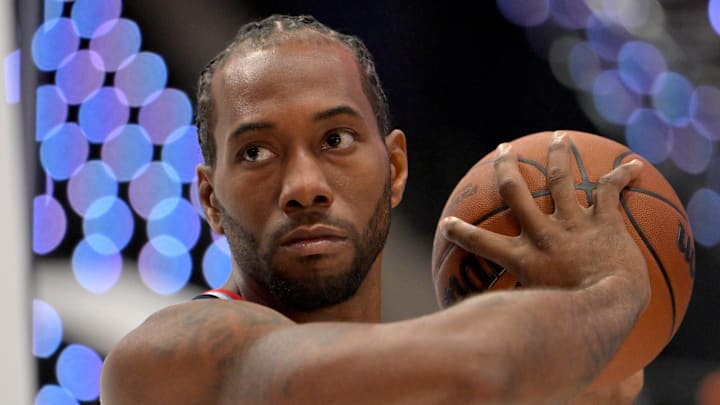 Sep 29, 2025; Inglewood, CA, USA; Los Angeles Clippers forward Kawhi Leonard (2) poses during media day at Intuit Dome. Mandatory Credit: Jayne Kamin-Oncea-Imagn Images Sep 29, 2025; Inglewood, CA, USA; Los Angeles Clippers forward Kawhi Leonard (2) poses during media day at Intuit Dome. Mandatory Credit: Jayne Kamin-Oncea-Imagn Images