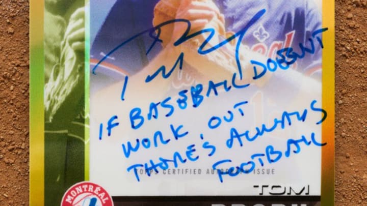 2023 Bowman Draft - Tom Brady Gold Auto 12/50 Inscription