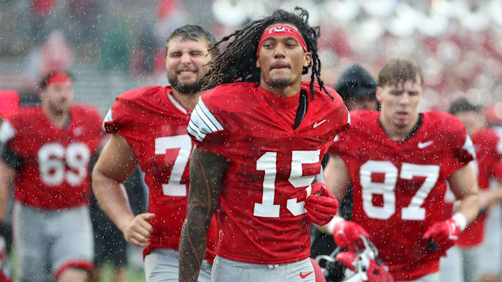 The Ohio State Buckeyes' projected top receiver looked the part in a big way on Saturday during the spring game